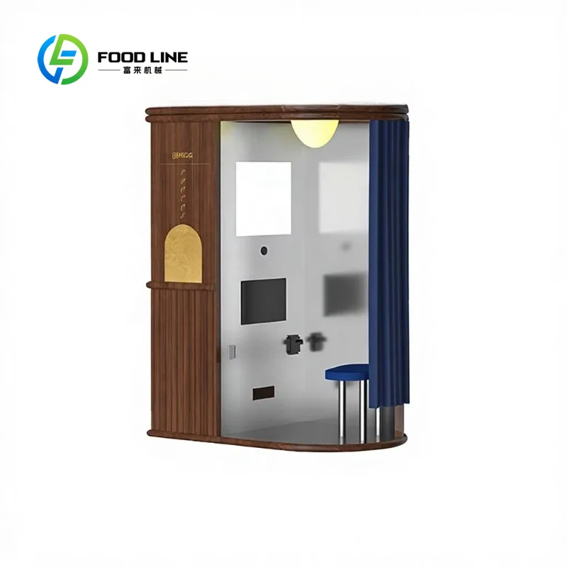 customized photo booth kiosk vintage style built‑in printer self‑service unit for shopping mall party event wholesale purchasers