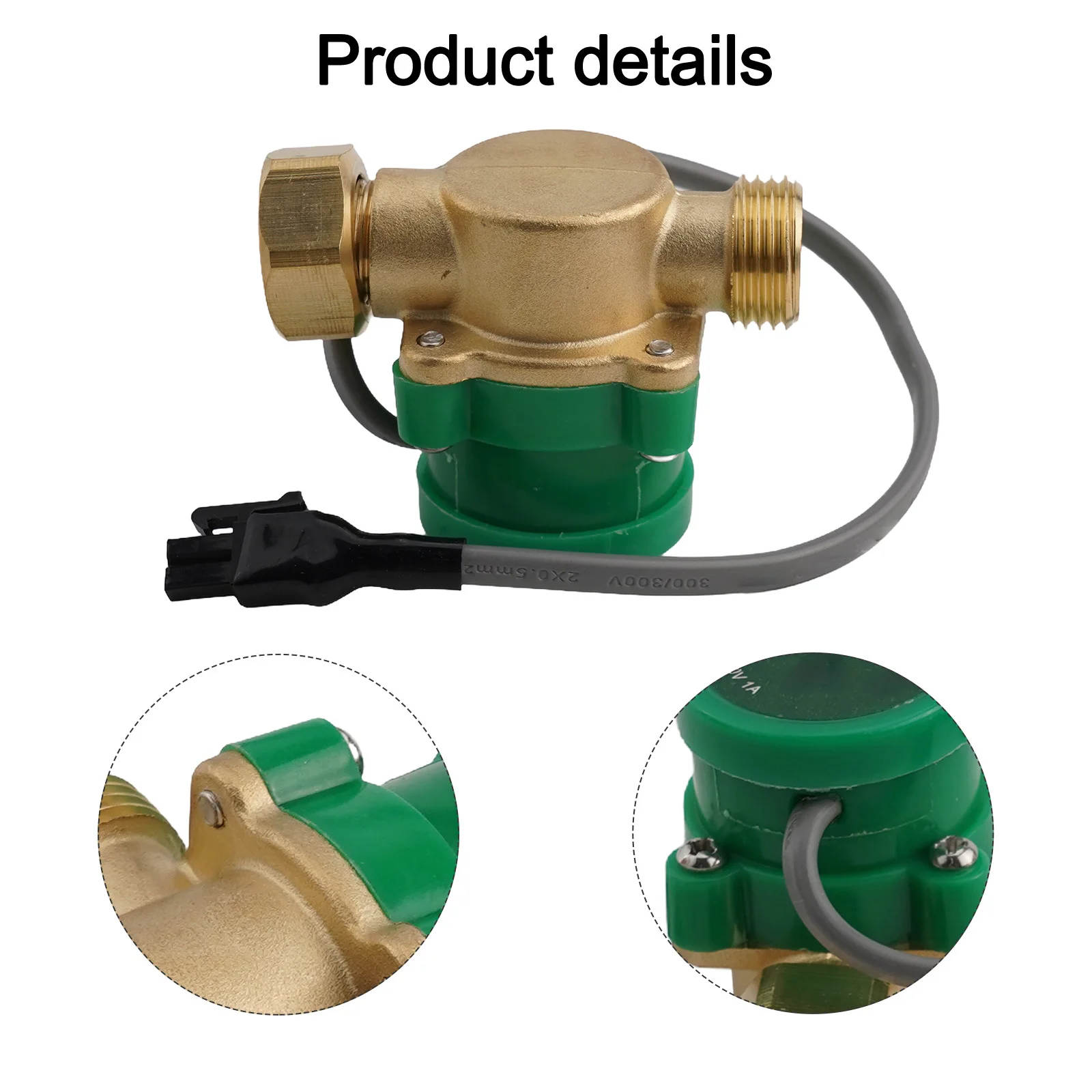 1.5A Circulation Pump Booster Flow Pump For Home Use For Plumbing Systems Peak Current 1.5A Powerful Motor Reliable Performance