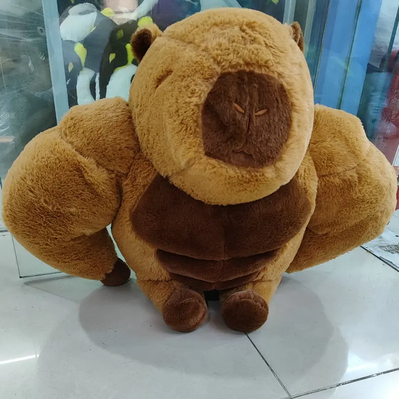Nieuwe Mooie Knuffels Spier Capibara Knuffels Capibara Kussen Pop Vriendin Vrouwelijke Verjaardagscadeautjes