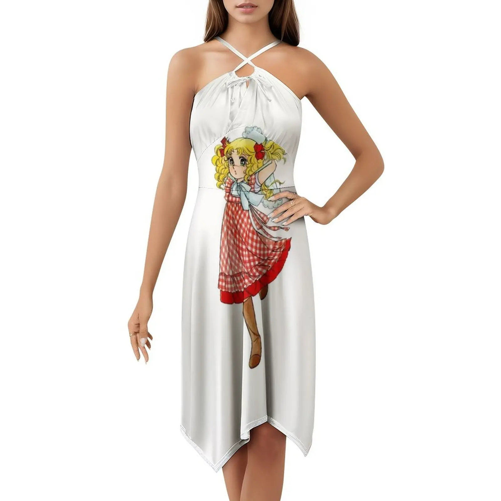 キャンディキャンディ プレッピースタイル ミニドレス 女性用 Aライン ルーズフィット カジュアル デイドレス Kyandikyandi Candycandy Kyokomizuki レディース