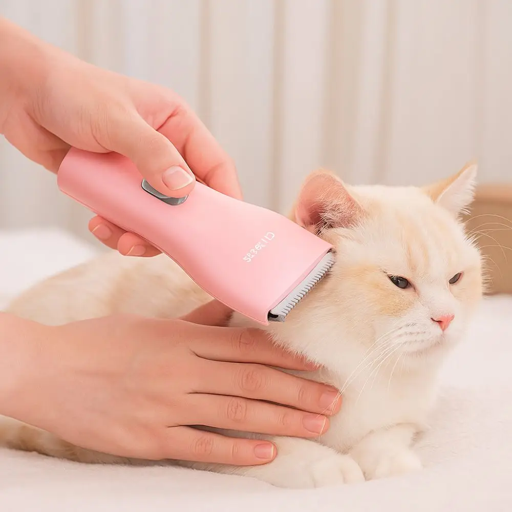Practical Professional Pet Electric Hair Clippers Silent Waterproof Pet Hair Trimmer USB Charging Dog Hair Clipper Pet Salon