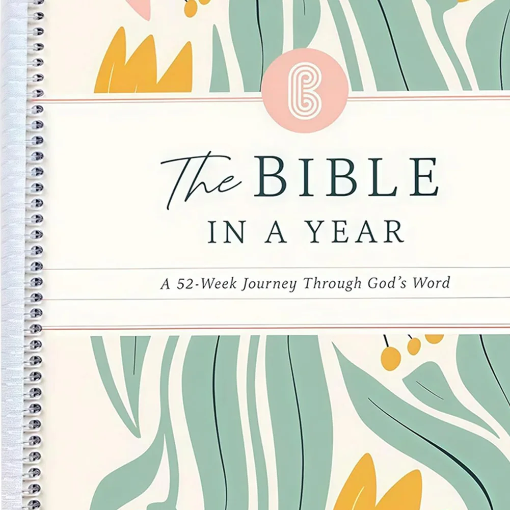 พระคัมภีร์ในปีการศึกษาผ่าน Gods Word Planner Leak-Proof สตรีพระคัมภีร์ Study Plan 52 สัปดาห์ Study หนังสือคู่มือสําหรับของขวัญเพื่อน
