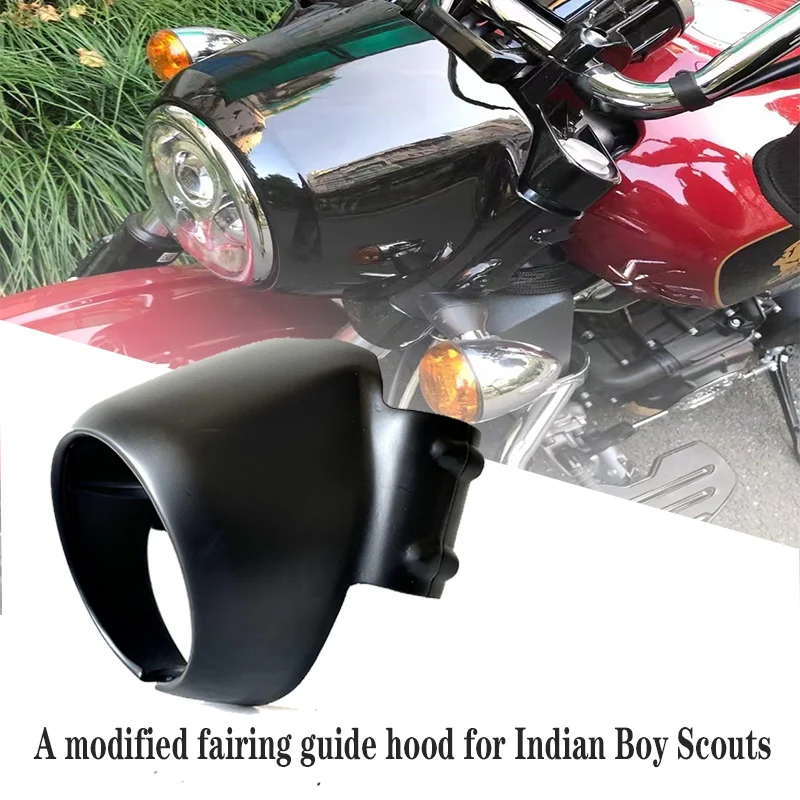 

For 2018-2022 Indian Scout Motorcycle Accessories Motorcycle Headlight Bezel Upper Fairing Fit Aluminum alloy