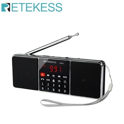 Retekess tr602 radio tragbare radios bin fm wiederauf ladbare bluetooth lautsprecher stereo fm radio empfänger auf batterien mp3 player