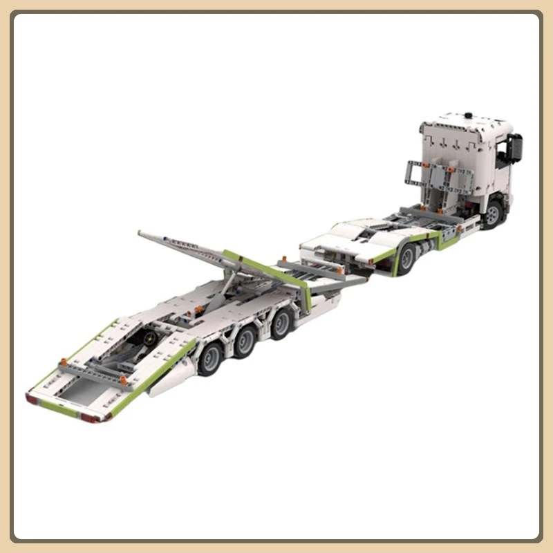 

MOC-71551 Building Blocks Car Trailer truck Classic Sports car Model Race Car Creative Gift Puzzle Building Blocks Set