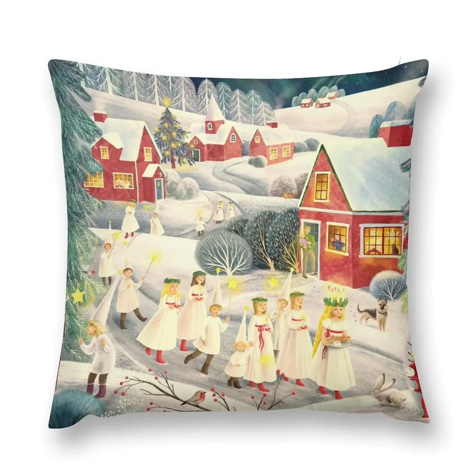 Santa Lucia Throw Pillow Cusions Cover covers for pillows luxury throw pillow covers pillow