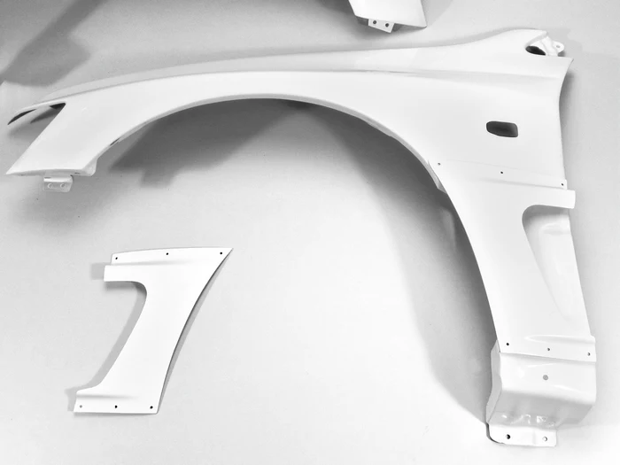 قطع غيار السيارات Mitsubishi Evolution 8 9 VRS Style Aero GT ذات فتحات أمامية من الألياف الزجاجية