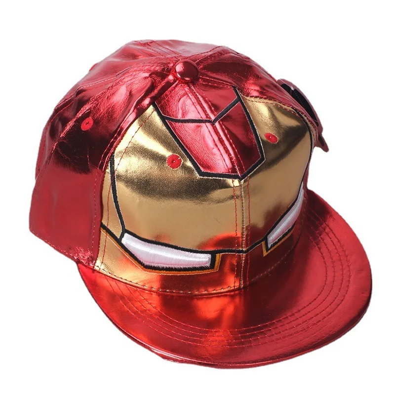 Chapeau de Baseball à Bords Plats pour Homme, Style Hip Hop Coréen, Iron Man, Chimme, Street Dance, Dessin Animé, Carillon Personnalisé, Protection Solaire