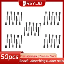 ARSYLID 10 Stück 20 Stück 40 Stück Schraubstift Niete Gummi PC Lüfter Lärmabsorption Anti Vibration Mount Silikon stoßdämpfende Nägel