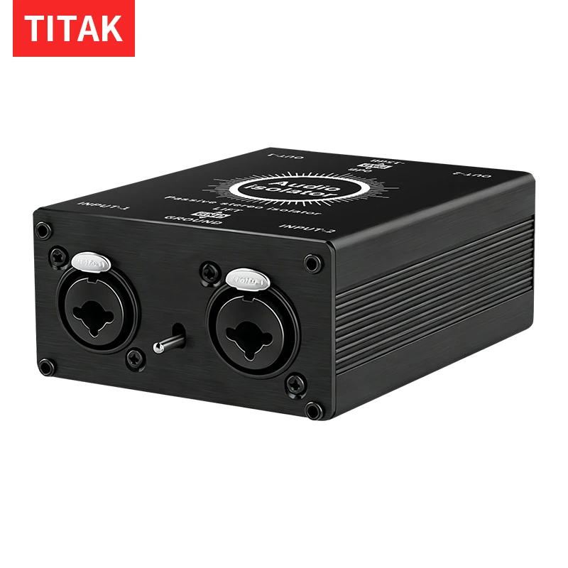 Audio Signal Noise Reducer Dual Channel Audio Isolator Audio Noise Filter Noise Suppressor for Live Broadcast Mixer Setup