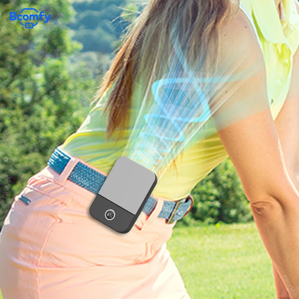 

Портативный поясной вентилятор Открытый мини-подвесной вентилятор на шею Перезаряжаемый портативный поясной вентилятор с зажимом для улицы Кемпинг Путешествия Спорт Маленький вентилятор