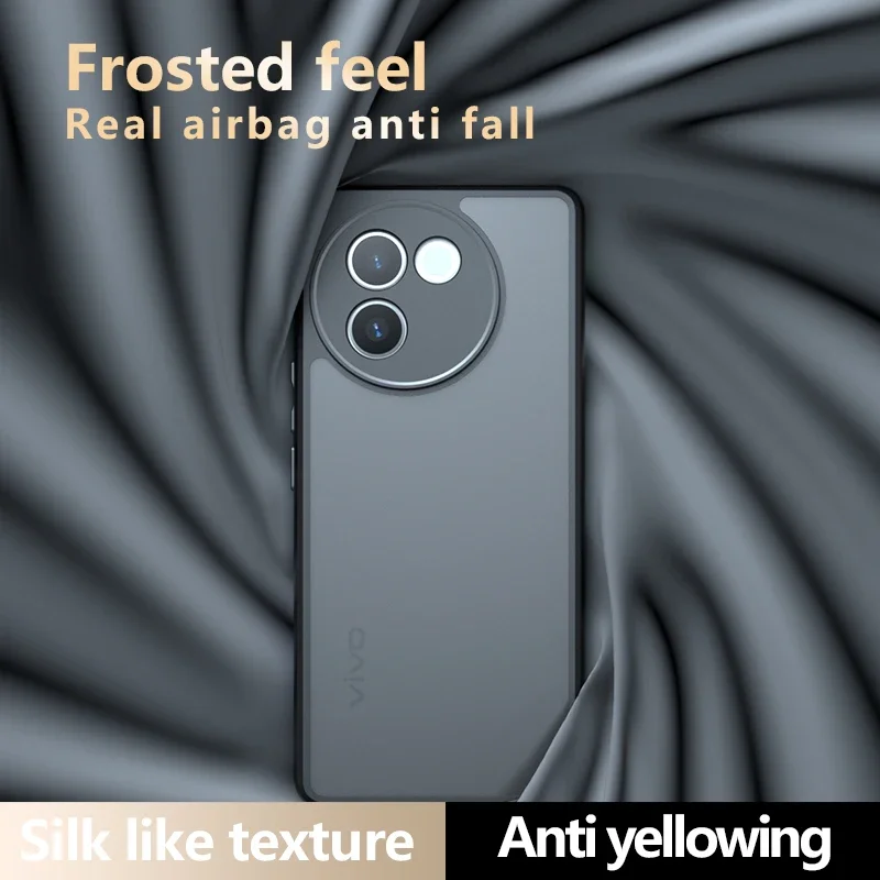 Für vivo v30e tpu rand fall abdeckung 3d integrierte knopf hülle für vivo v30e anti drop airbags deckt telefon coques für vivo v30e ab