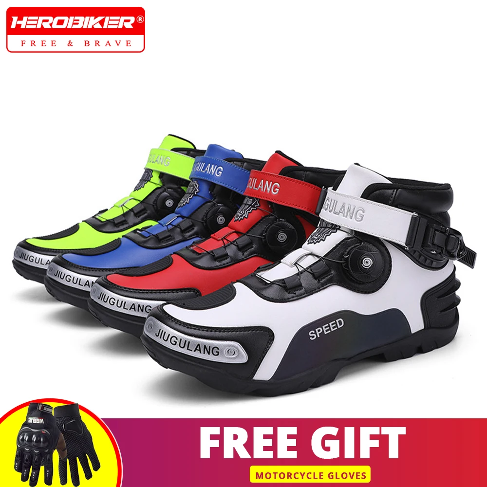 

Мотоциклетная обувь, противоскользящие мотоциклетные дорожные ботинки, обувь для бездорожья, раллийная обувь, обувь для горного велосипеда, мужская и женская мотоциклетная обувь для путешествий