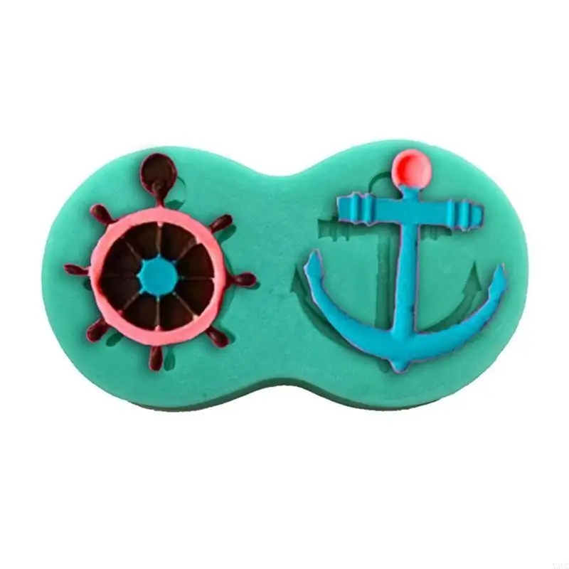 Marine Life Series Chocolate Moulds DIY Silicone Material Moulds Fondant Molds Cake Decorating Gadgets for Baking Lovers X3UC