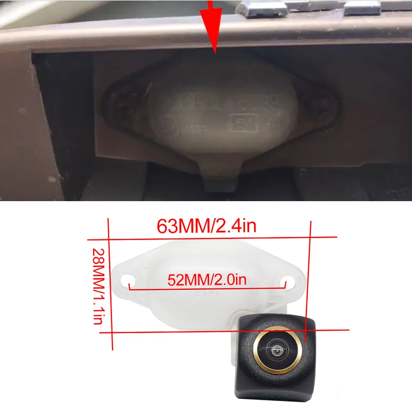 Rear View camera For Nissan X-Trail Xtrail T30 2001~2007 CCD Night Vision Reverse Camera license plate Camera Golden Lens