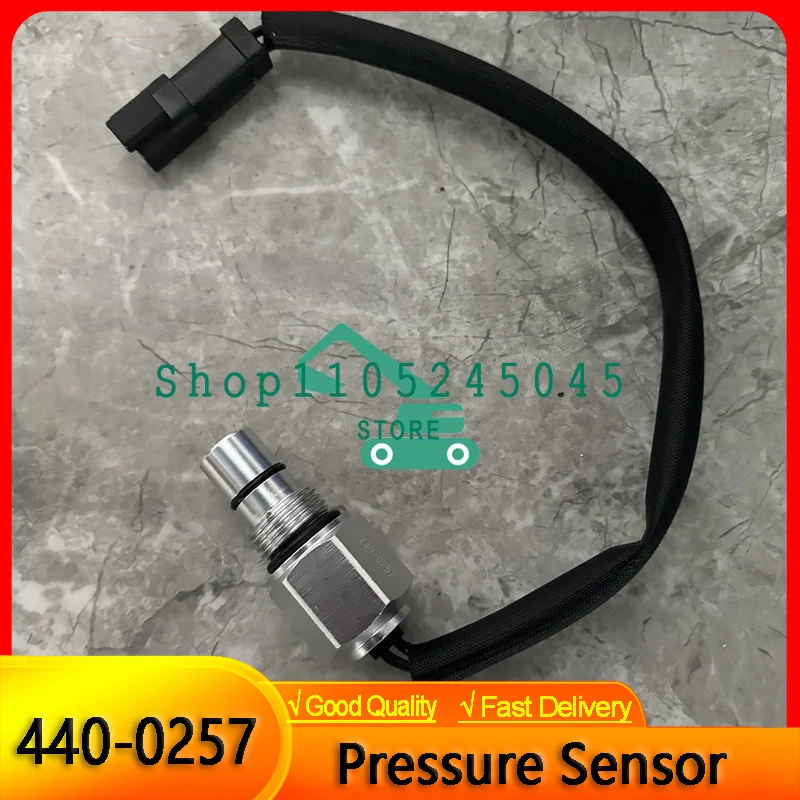 Construction Machinery Parts Sensor Switch 440-0257 4400257 Pressure Sensor For 3508B 3516E Engine 320D2 320D 320 Excavator