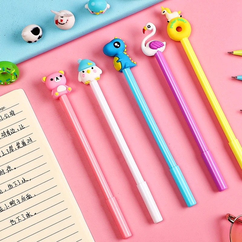 10/20PCS Cartoon Gel Pen Kids Birthday Party Favor Gifts Child Giveaways School Prizes Student Office Festival Gifts Bag Fillers
