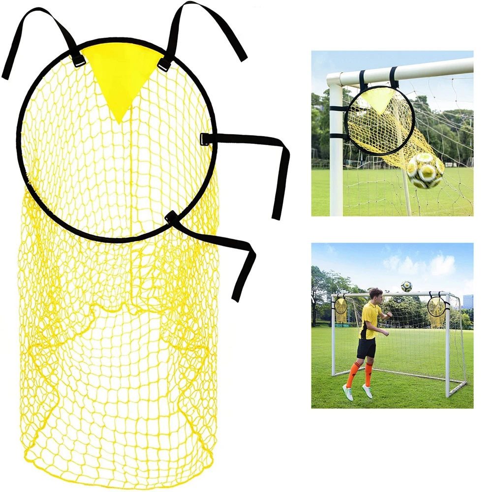 

1/2pcs Soccer Training Shooting Net Equipment Football Training Target Net Goal Youth Free Kick Practice Shooting Soccer Topshot