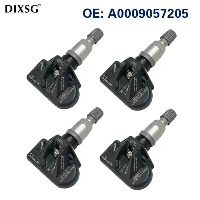 4Pcs 0009057205 TPMS Tire Pressure Sensor 433MHZ A0009057205 For Mercedes-Benz A Class B Class CLA GLB