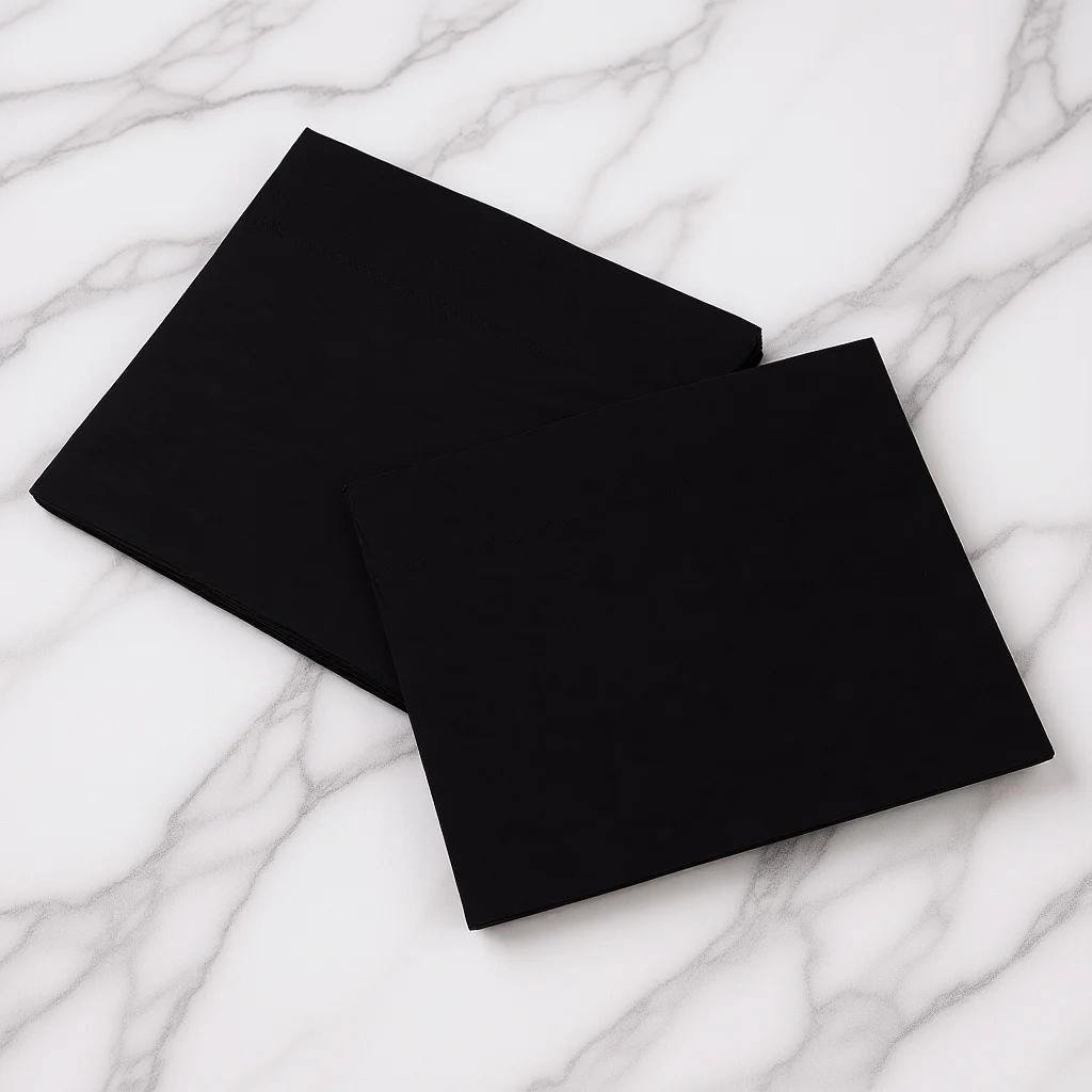 

Black Napkins Disposable Double Layered Cocktail Napkins For Birthday Wedding Party Thanksgiving Bulk Paper Napkin