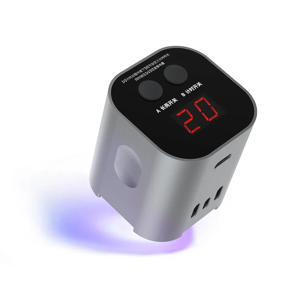 Qianli lampada polimerizzante UV intelligente olio verde luce a polimerizzazione rapida per la scheda madre del telefono cellulare strumento per la riparazione della colla UV