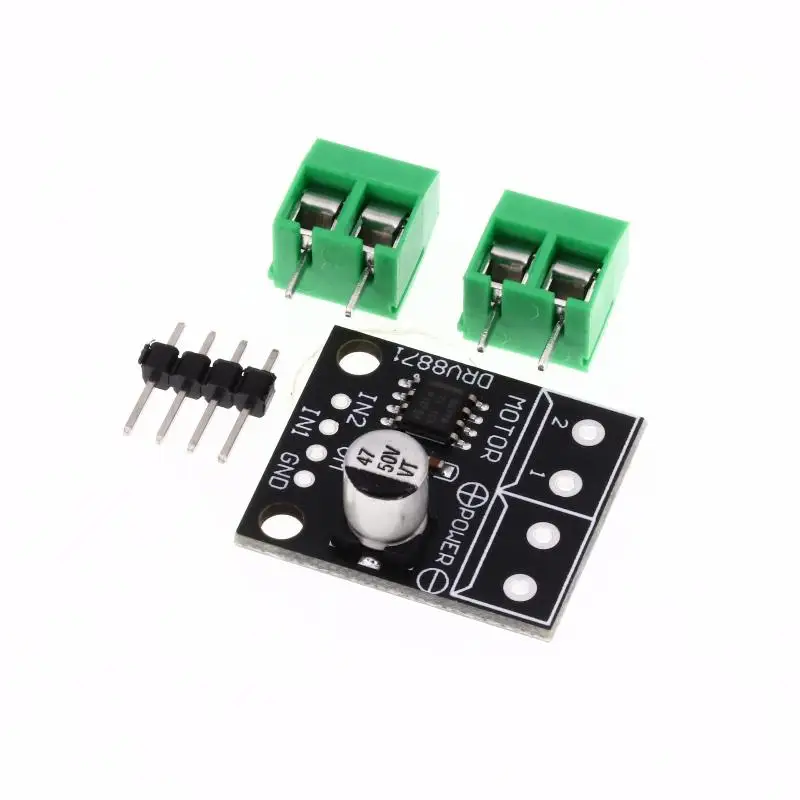 2/1Sets DRV8871 H-Bridge Brushed DC Motor Driver Breakout Board PWM Control 3.6A Max Internal Current Sense 6.5V To 45V