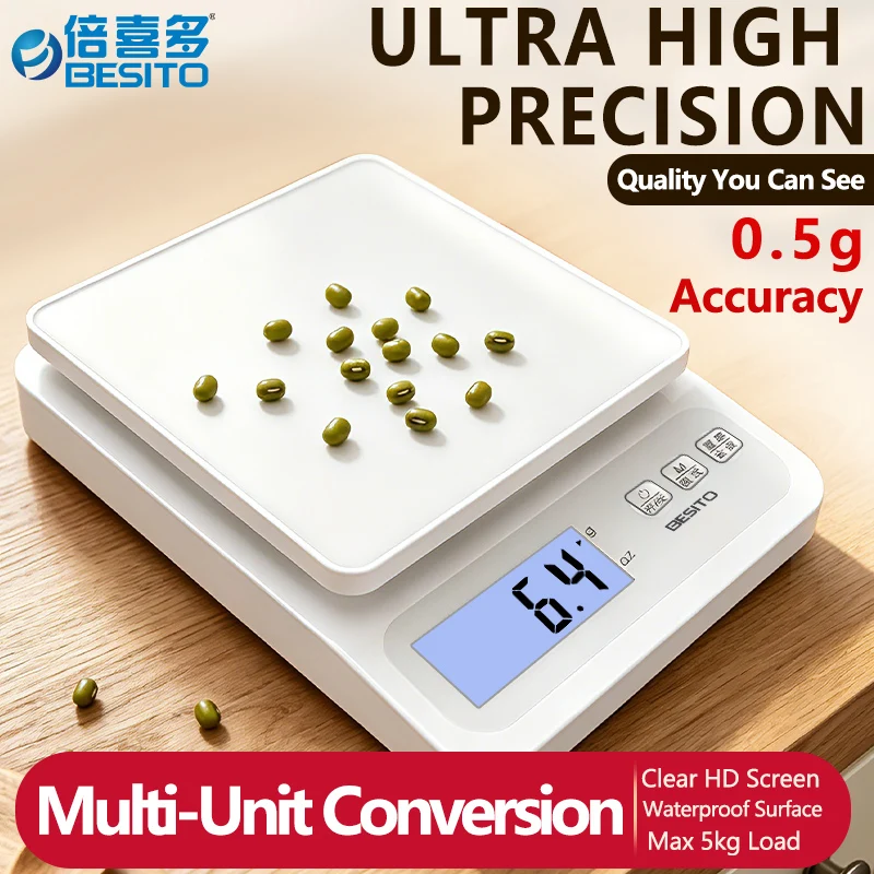 Electronic Scale, Kitchen Scale, High-Precision Household Baking Food Scale, Precise Small Gram Scale, Food Scale, Weight Weighi