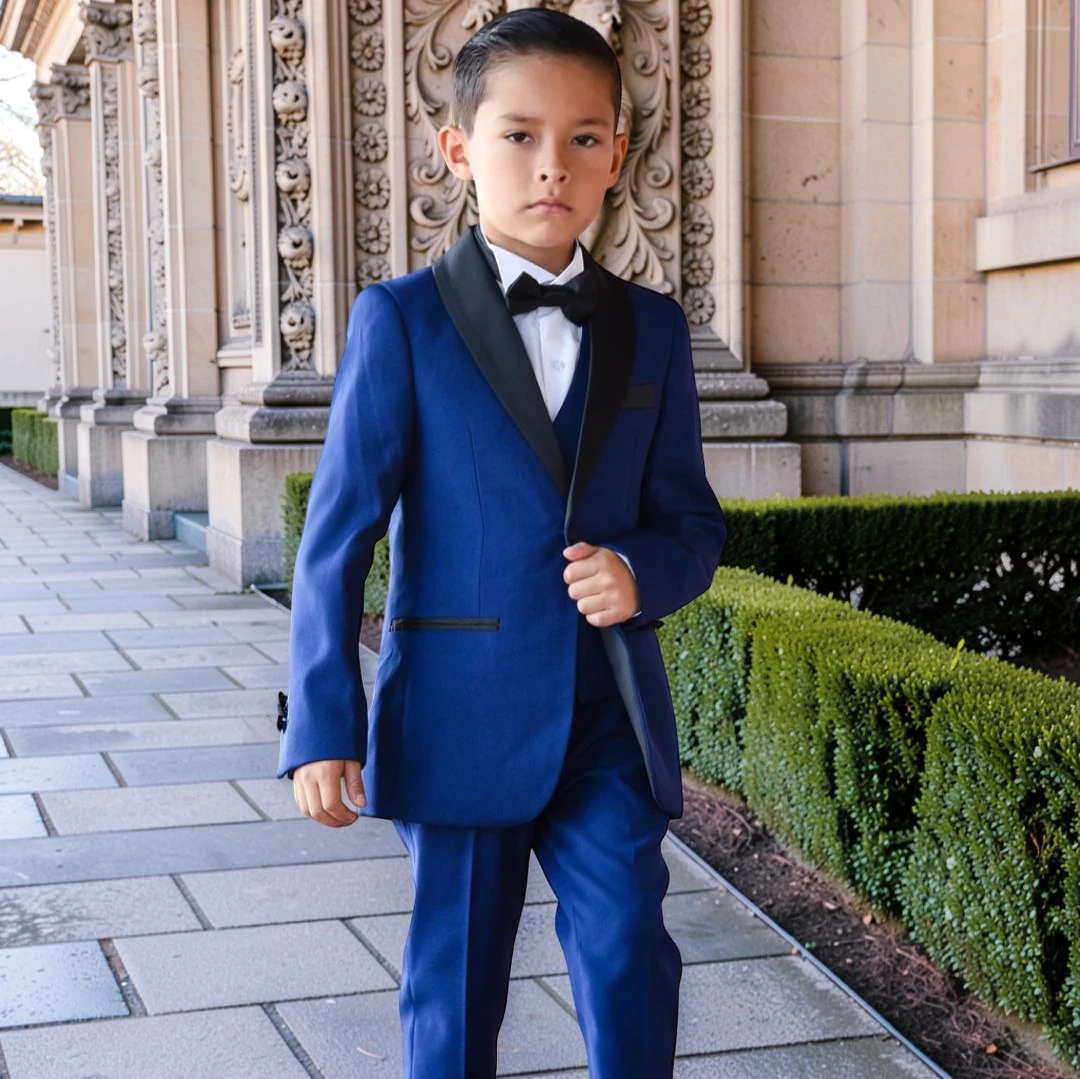 

Formal Boy Suits for Wedding Dinner Little Children Groomsmen Kids Tuxedo for Evening Jacket with Pants 3-16 Years 2026 New