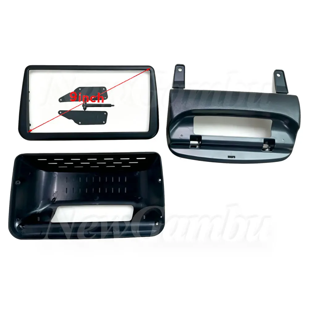 9 Inch Car Radio Installation ABS PC Plastic Fascia For OPEL MERIVA 2010-2014 Plane Frame No Cable