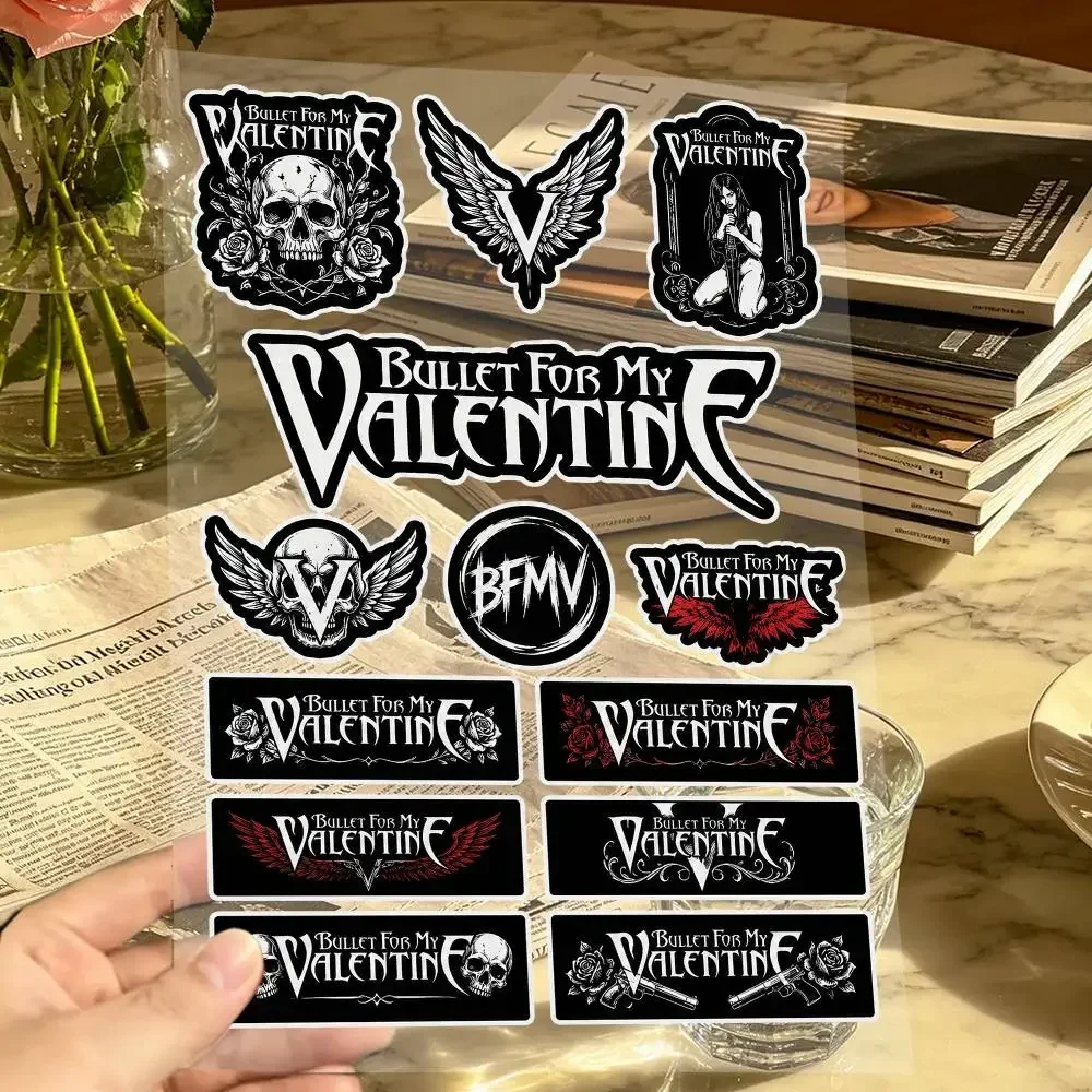 B-Bullet for My Valentine  Decal Set High Quality Printed and Cut Stickers Motorcycle Sticker