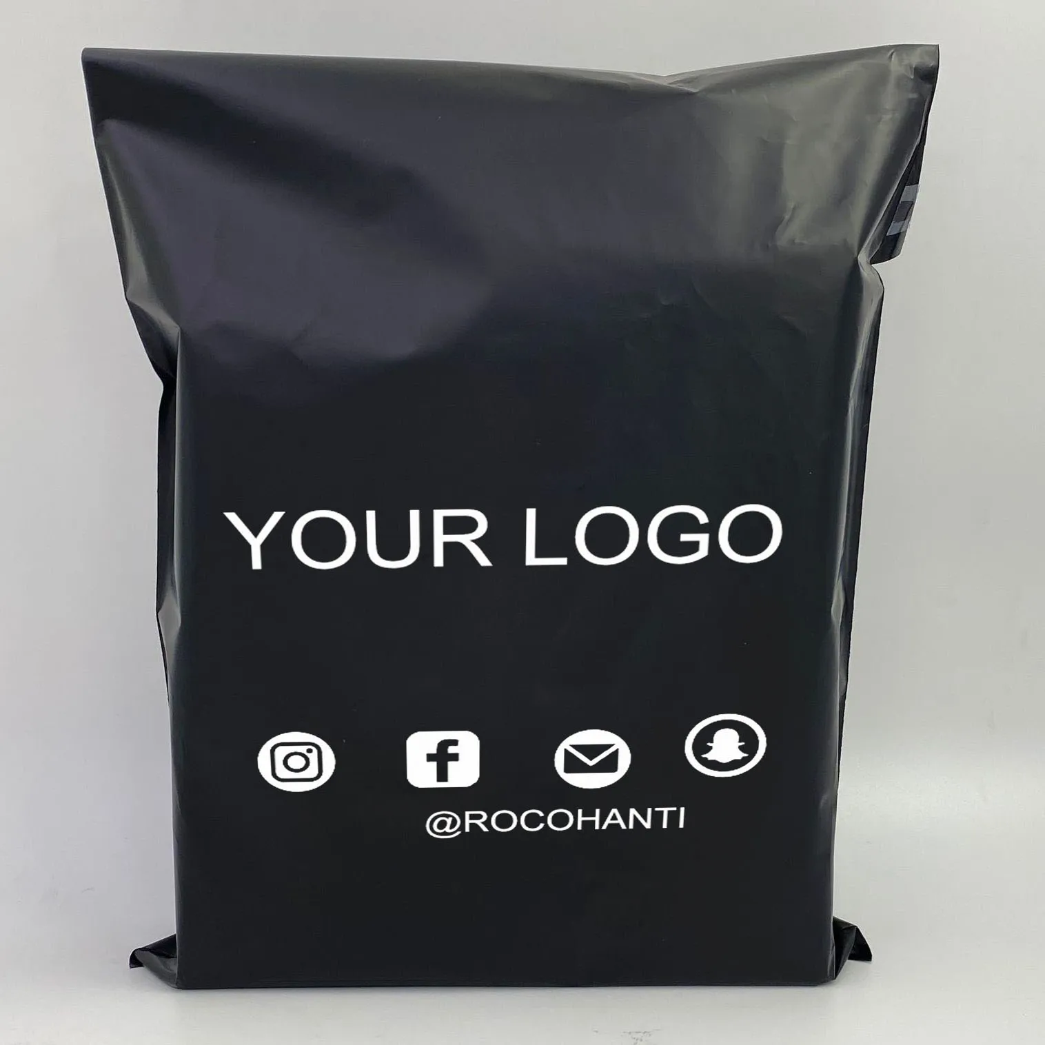 

100pcs Custom Logo Plastic Postage Courier Poly Mailer Clothes Packaging Envelope Polymailer Mailing Shipping Bags Custom