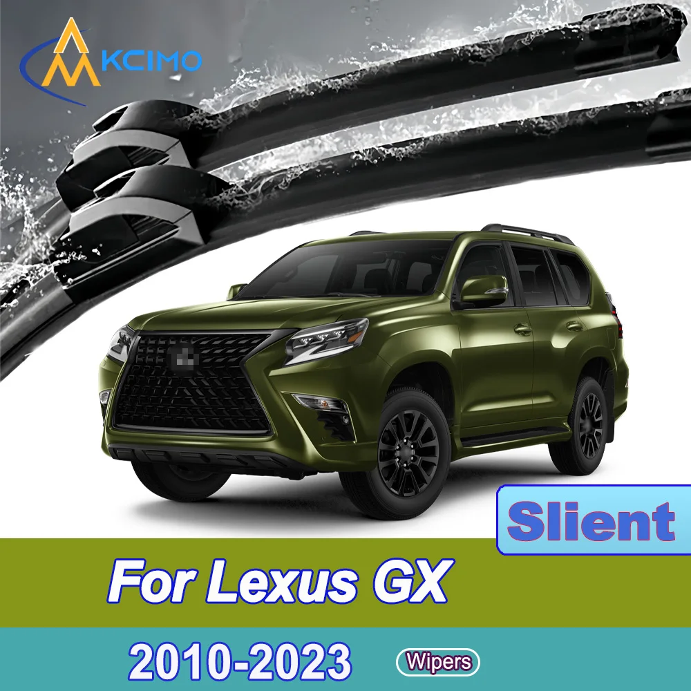 

2pcs Quiet Beam Wiper Blades for Lexus GX J150 2010-2023 Silent Windshield Wipers with Quick Installation
