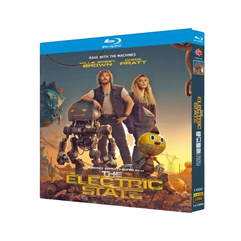 The Electric State (2025) 1 Dysk Blu-ray Wysokiej Rozdzielczości, Wszystkie Regiony, Nowe, Zapakowane, High Definition B-D — zdjęcie produktu 2