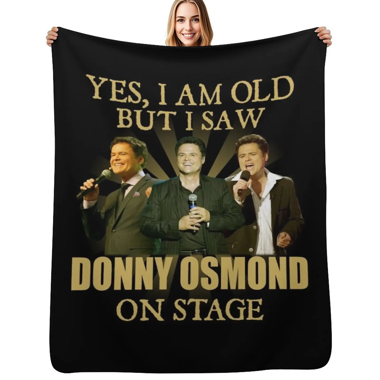 

Donny Osmond vintage (1) Throw Blanket Foldable Soft Warm Blanket for Outdoor Use