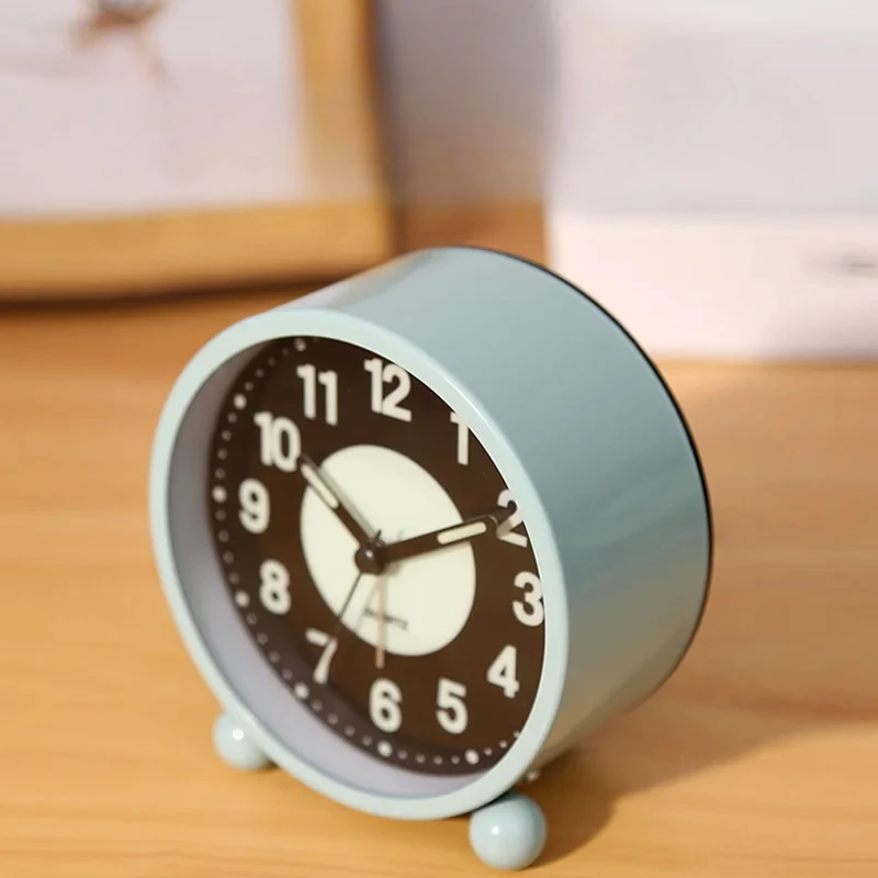 

Luminous Small Alarm Clock for Students Mute Bedroom Bedside Alarm Clock Cute Creative Clocks High Quality Gift