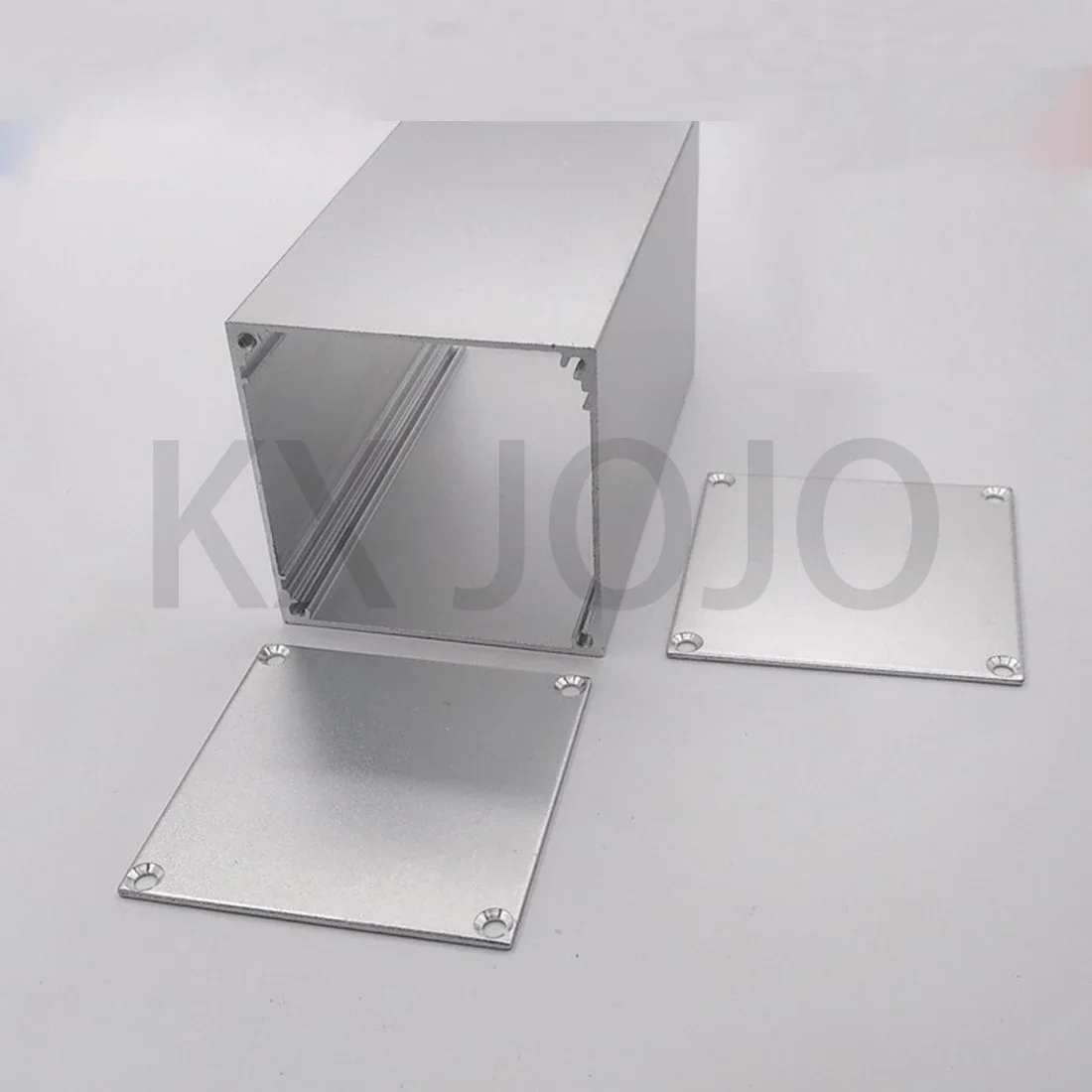 Aluminum Enclosure 56*56*80/100mm Integrated Waterproof Box Silver Type Cooling Case Electronic Box DIY Power Housing Instrument