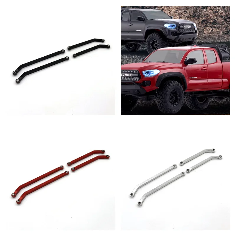 Metallic Accessories FMS FCX24M Tacoma RC 1/24 4WD Remote Control Car Front and Rear Lower Connecting Rods Components