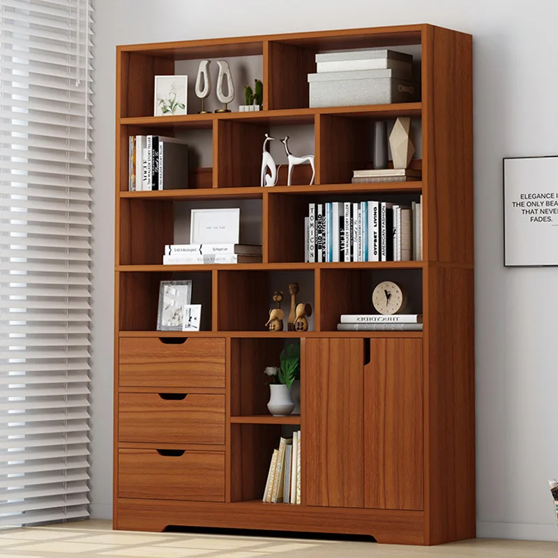 Students Use Assembled Bookcase Bookshelf Creative Combination Cabinet