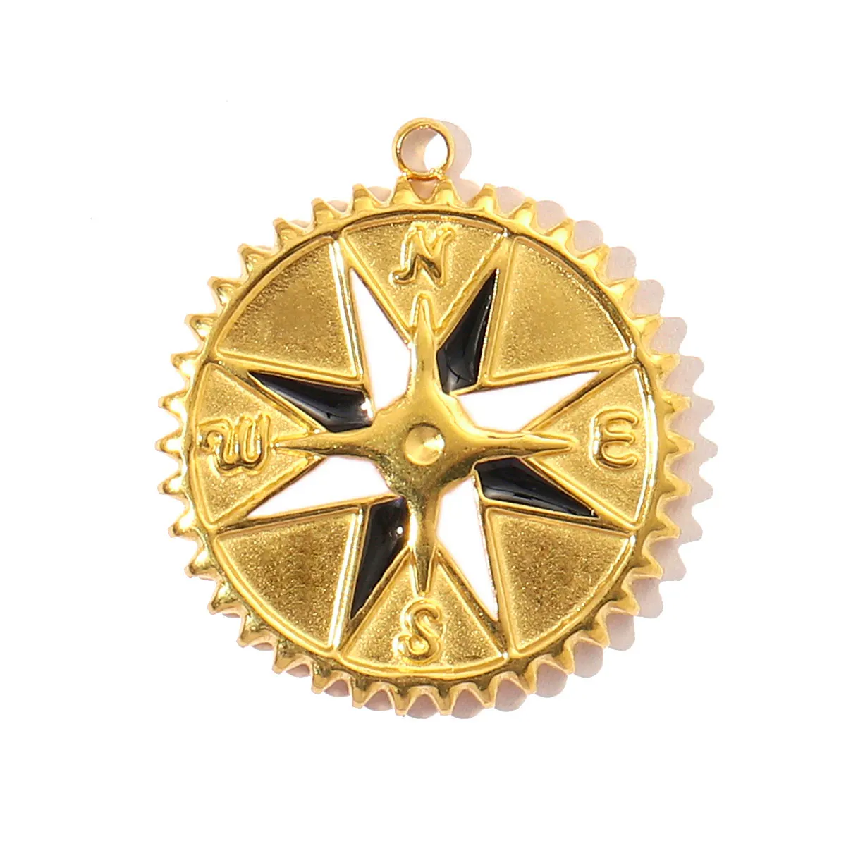 5pcs/Lot Wholesale Stainless Steel Enamel Compass Butterfly DIY Charms Women Love Heart Necklace Pendants Daisy Flower Jewelry