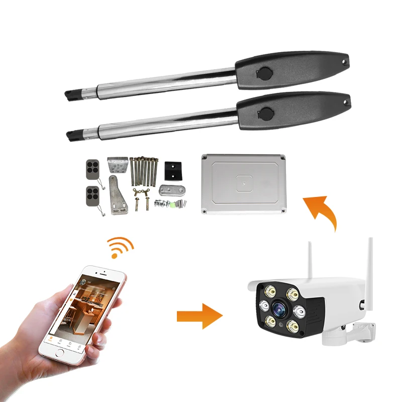 

24VDC Piston Drive Dual Swing Gate Motor Automatic Swing Gate Opener Kit