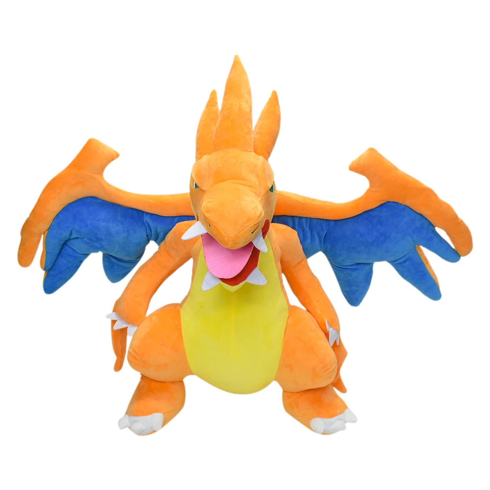 60cm Large Charizard Plush Dolls Soft Anime Stuffed Toys Pokemon Appletun Plushies for Boys Girls Collection Birthday Christamas