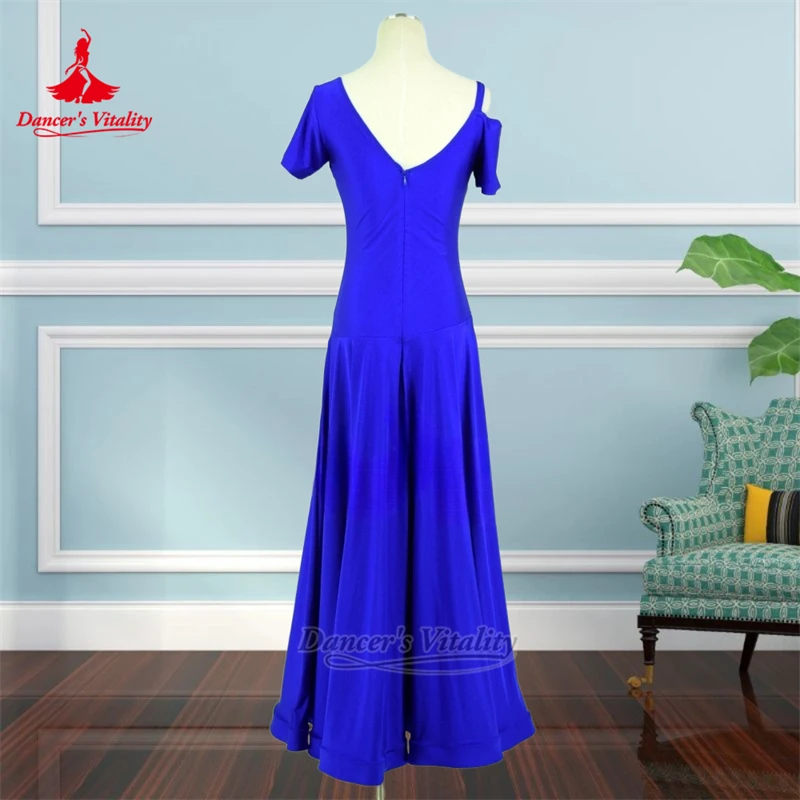 فساتين ممارسة قاعة الرقص للبالغين بأكمام طويلة أو قصيرة مخصصة للنساء والأطفال، ملابس مسابقة الفالس فوكستروت، حيوية الراقصة