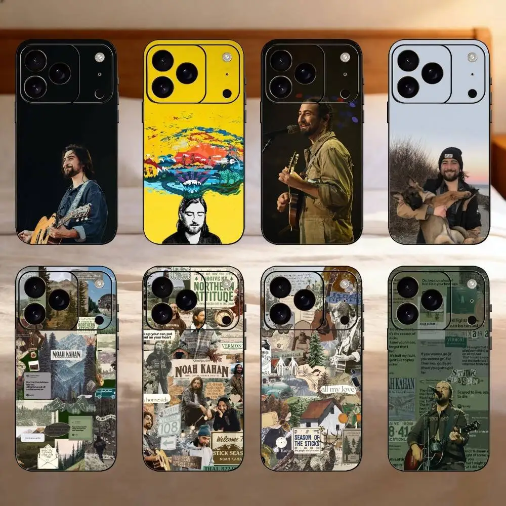 

Stick Season Singer Noah Kahan Phone Case Silicone black Soft For IPhone 17,16,15,14,13,12,11,SE,Plus Pro Max