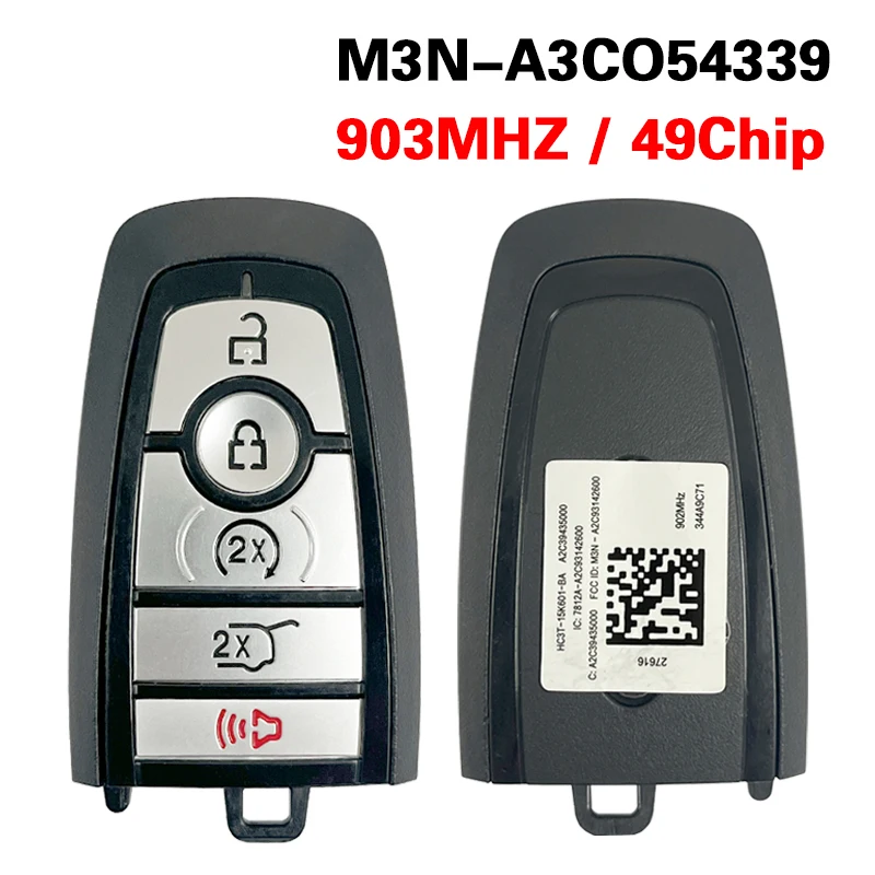 CN018145 Original Smart Remote Key Fob FCC M3N-A3C054339 49 Chip 903 Mhz PN 164-R8320 For Ford Edge Expedition Explorer 2018+