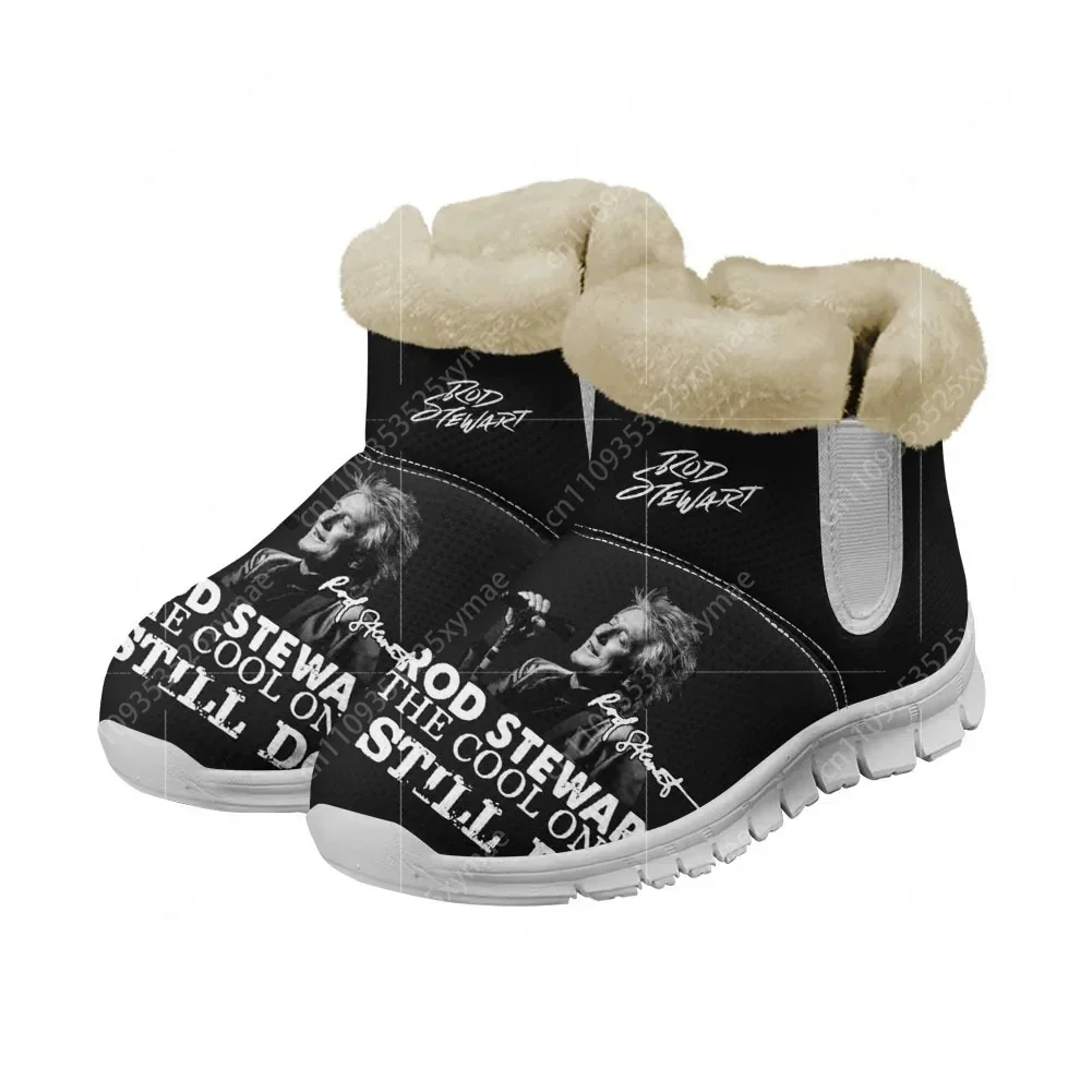 Rod Stewart Pop Music Rock Snow Boots Mens Womens Teenager Shoes Keep Warm Casual Lightweight Couple Sports Custom Sneakers