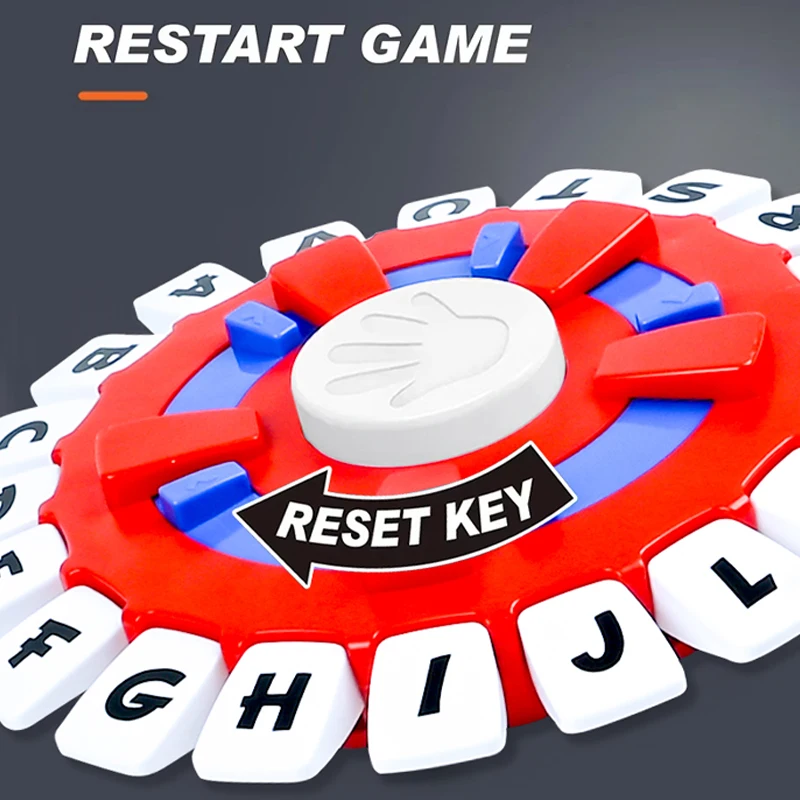 NEUES Alphabet-Buchstaben-Spiel, spanische Version, lustiges Fast-Paced-Familientischspiel, Puzzle-Brettspiel für Erwachsene und Kinder, Juegos De Mesa