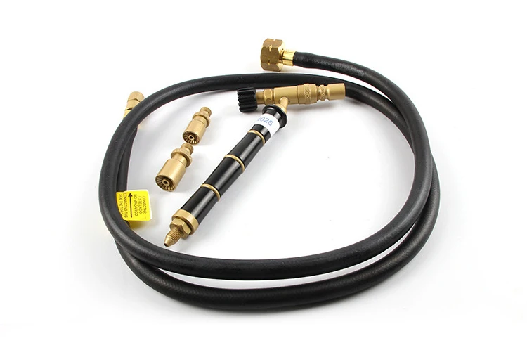 ORCA M75 CMG EN Standard Hydraulic Hose Fitting Burning Torch 3 Adjustable Flame Nozzles LPG Oxy Soldering Torch Kit