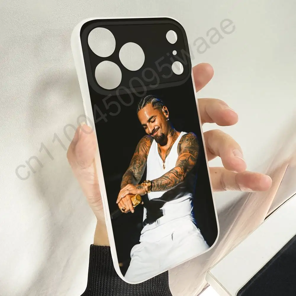 حافظة هاتف Singer M-Maluma لهاتف iPhone 11,16,15,14,13,17,12,Plus,E,Air,Mini,Pro,Max Magnetic Magsafe Soft Cover