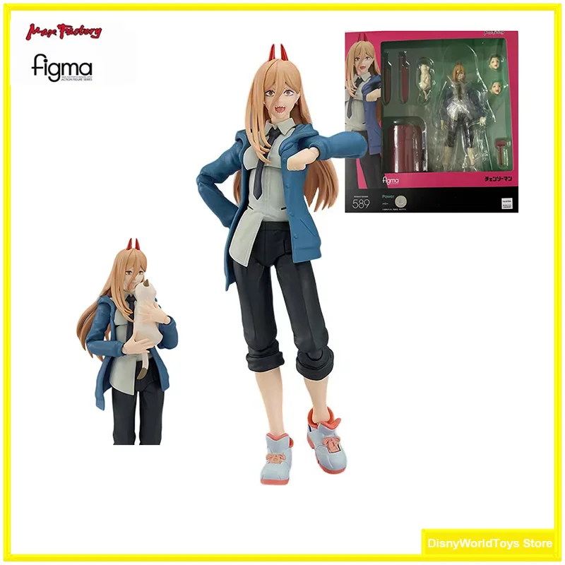 

100% Original Figma 589 Chainsaw Man Power In Stock Anime Action Collection Figures Model Toys