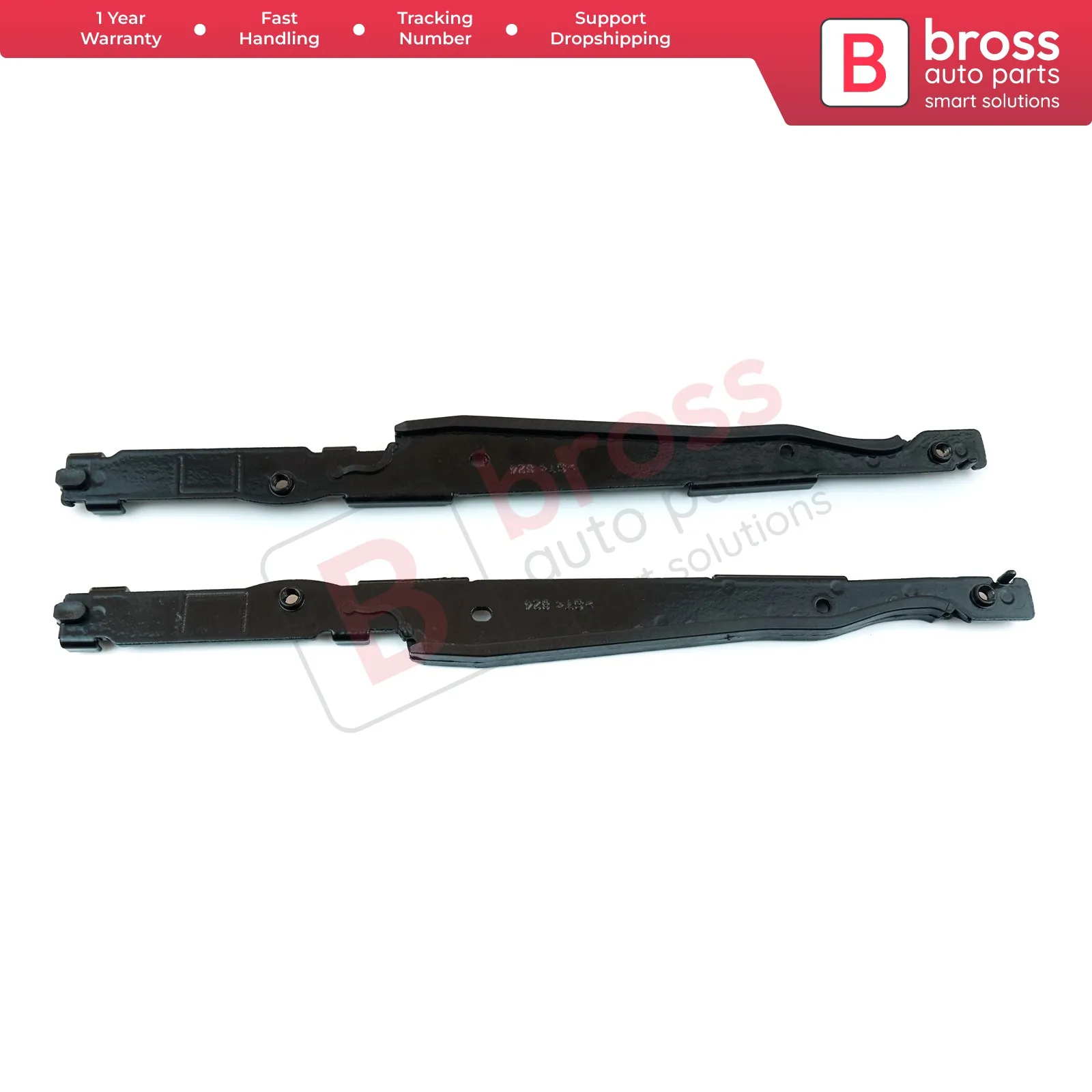 

BSR529 Sunroof Panoramic Roof Mounting Runner Track Slider Guide Repair 2 Pcs Set 54138408062 For BMW 5 E39 X3 E83 X5 E53 E70